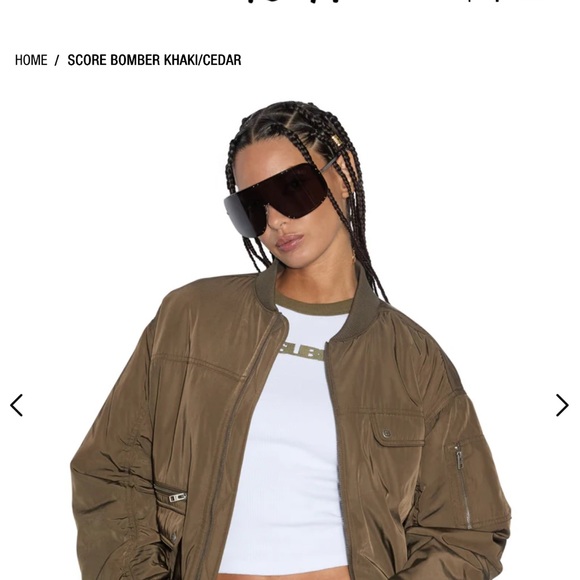 NEW Khaki Bomber Jacket